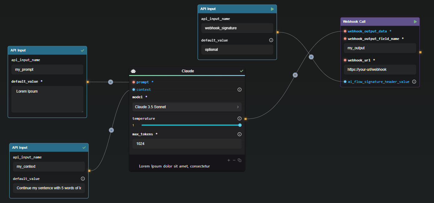 Webhook Node Example