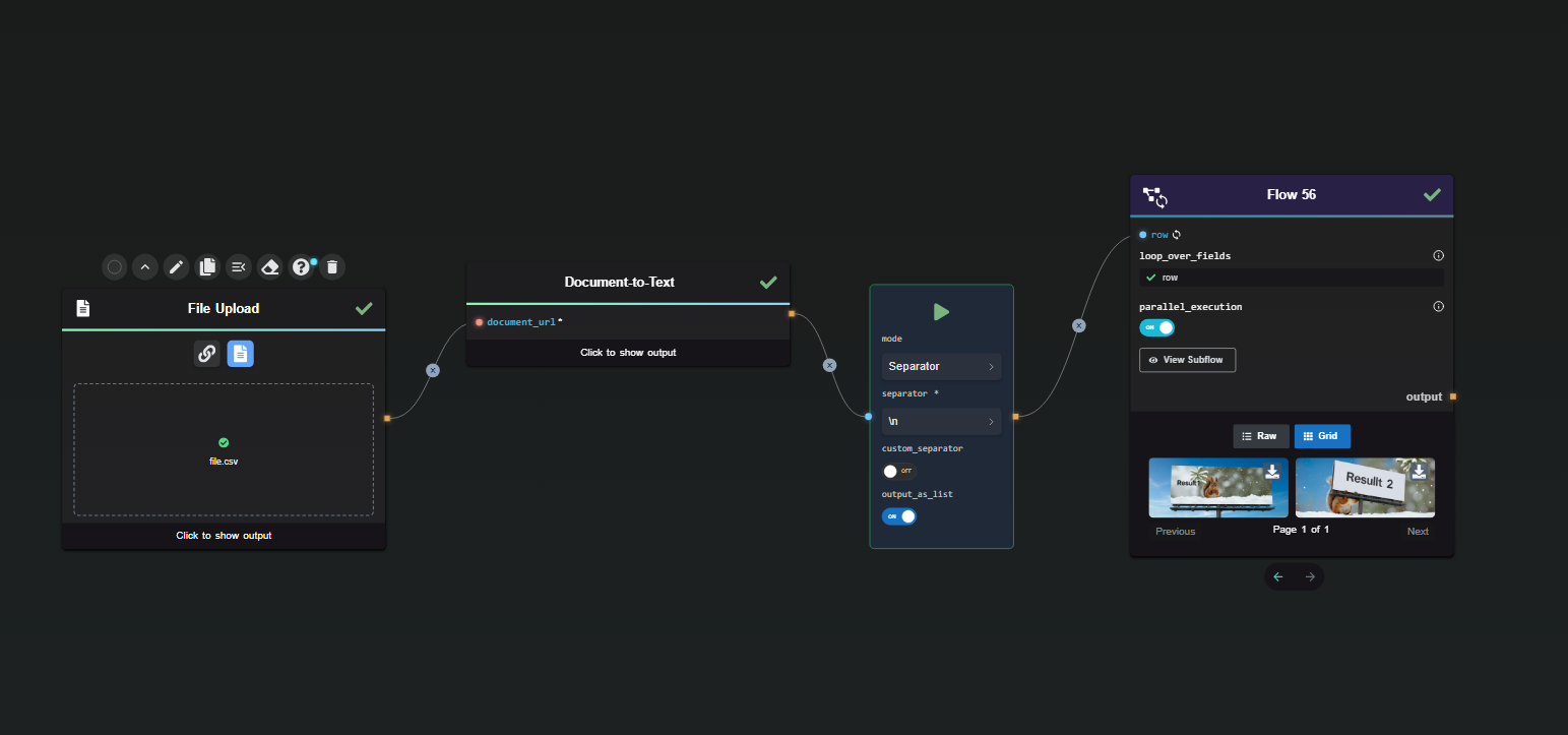 File loading and loop