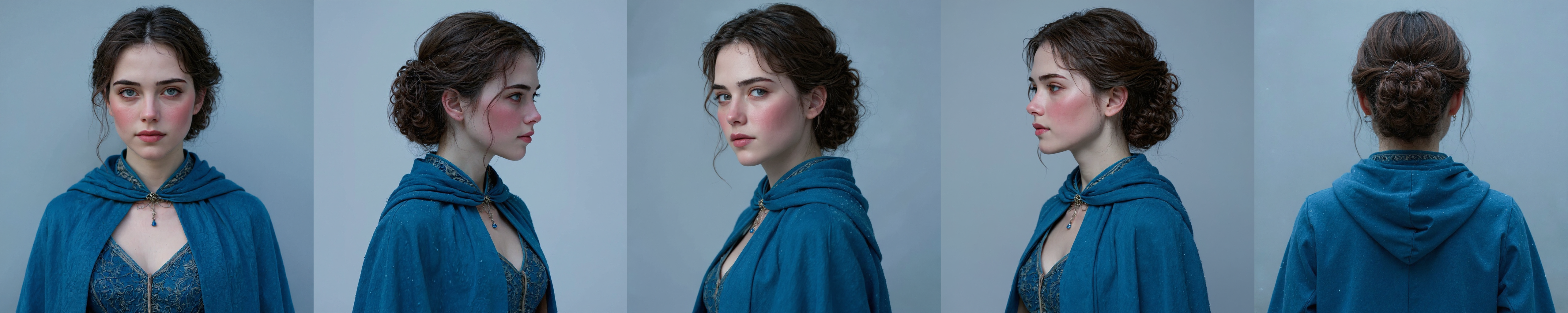Portraits Girl 1 - 5 angles