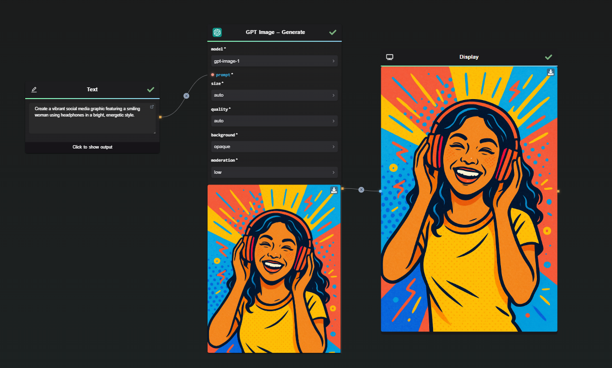 Generate Engaging Social Media Graphics Example