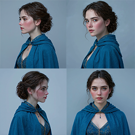 Portrait Series - FLUX.1 Kontext Template Image